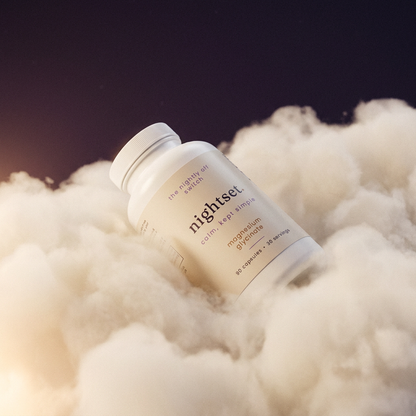 The nightly off switch. Magnesium glycinate - 90 capsules, 30 servings